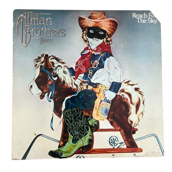 THE ALLMAN BROTHERS BAND REACH FOR THE SKY LP 1980 VINTAGE VINYL RECORD - Picture 2 of 7